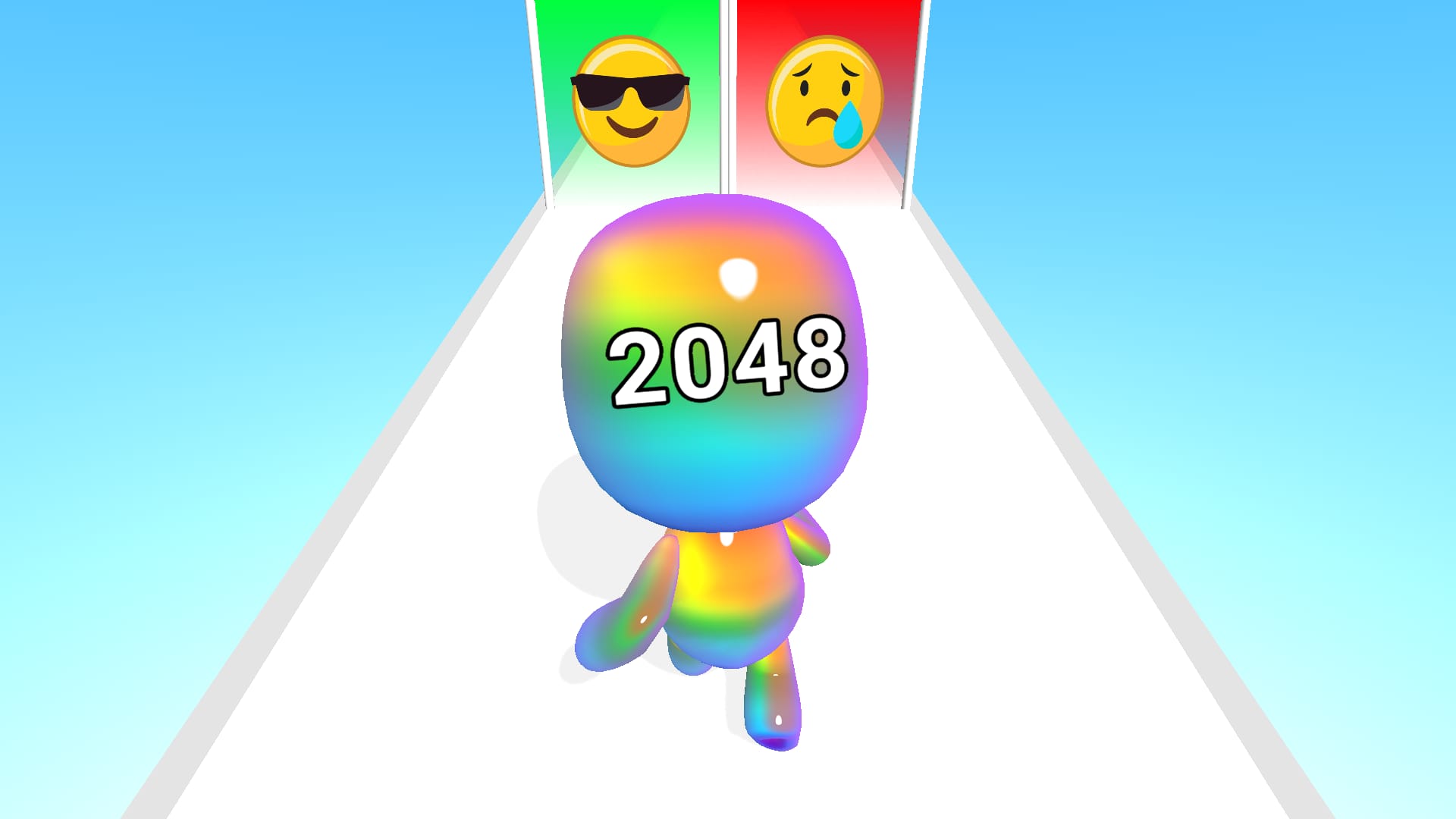 Man Runner 2048 gameplay